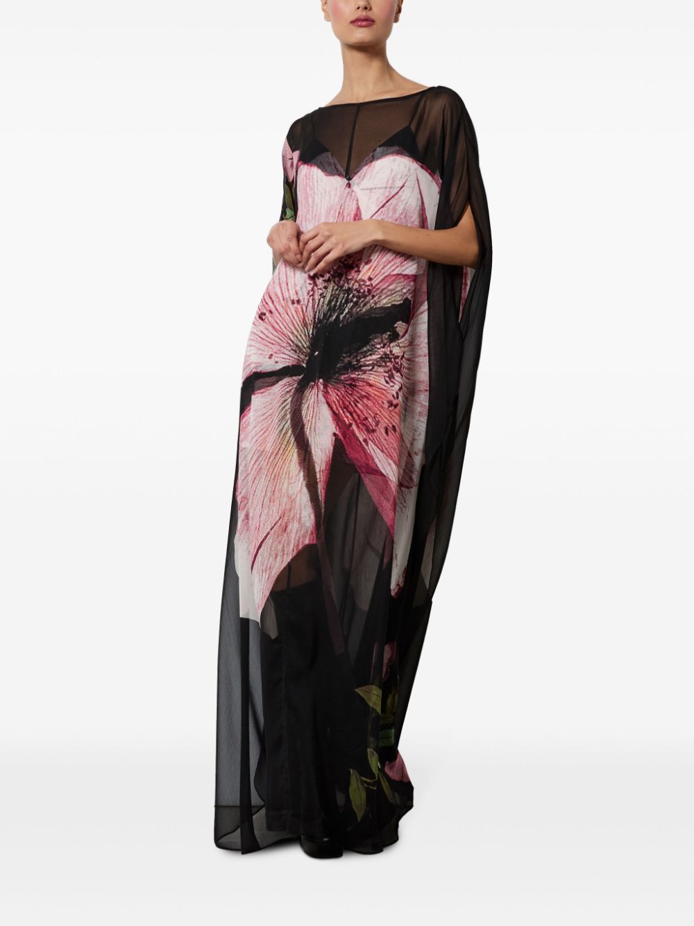 alice + olivia Linn maxi dress - Zwart