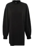 Random Identities ruffle-collar dress - Black