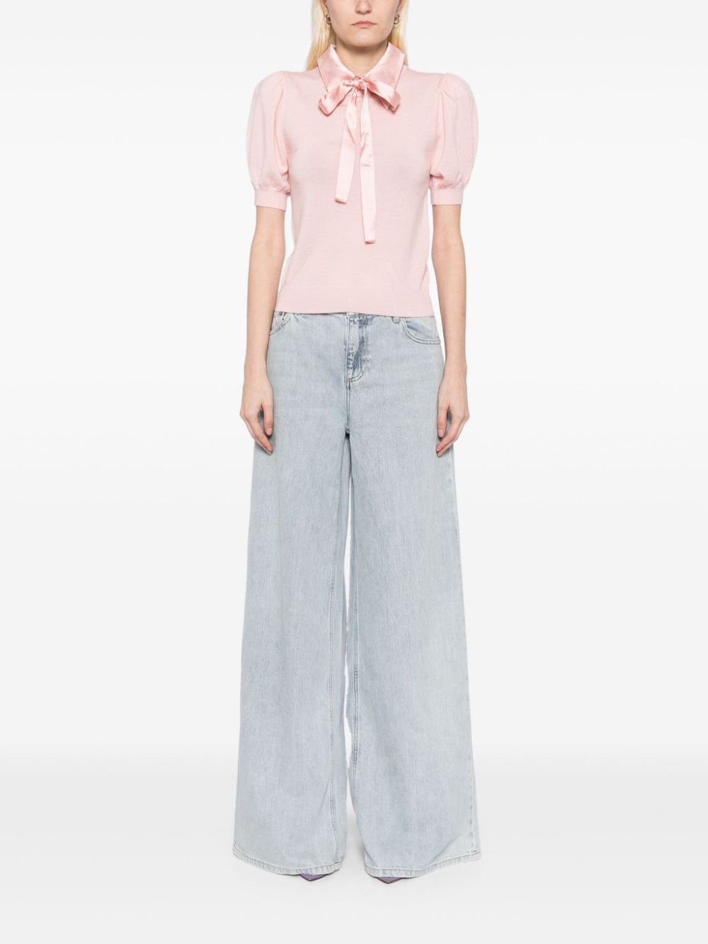 alice + olivia Harper super baggy jeans - Blauw