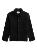 FRAME pocket-detail button-front jacket - Black