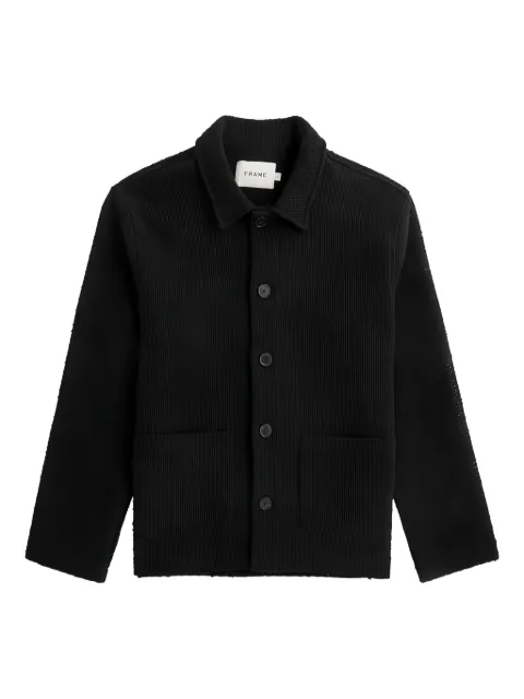 FRAME pocket-detail button-front jacket