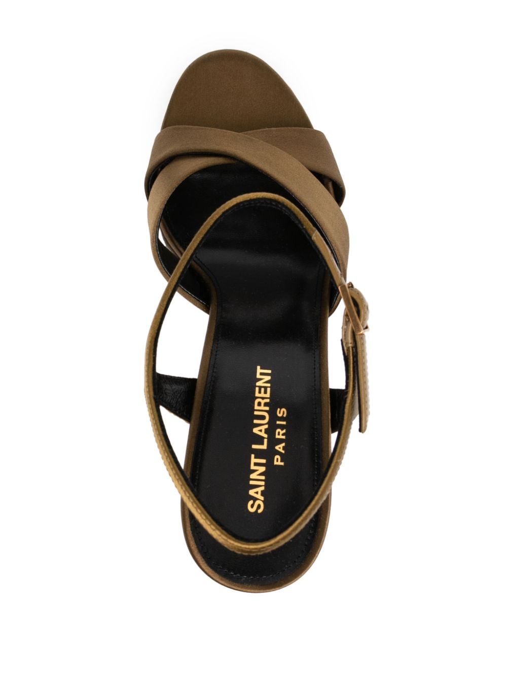 Saint Laurent Bianca sandalen Groen