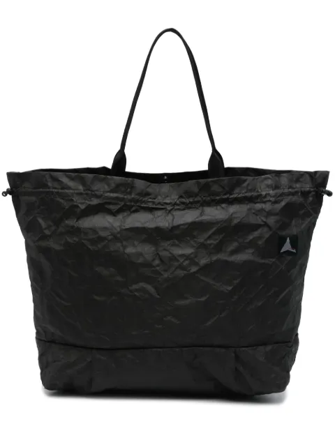 ROA crinkled-finish tote bag