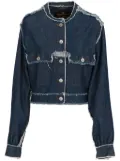 Vivienne Westwood Pre-Owned 2000s distressed denim jacket - Blue