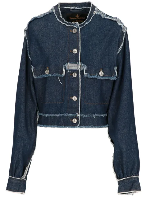 Vivienne Westwood Pre-Owned 2000s distressed denim jacket