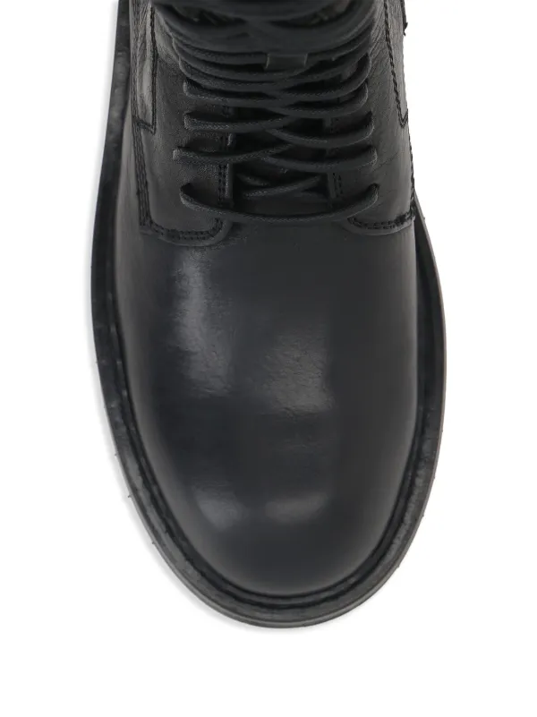 Ann Demeulemeester レースアップ レザーブーツ | ブラック