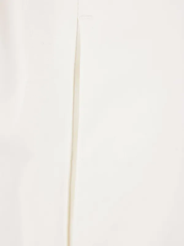 【JILSANDER】コットンパンツ　ホワイト Jil Sander】 コットンツイル パンツ ホワイト ジルサンダー