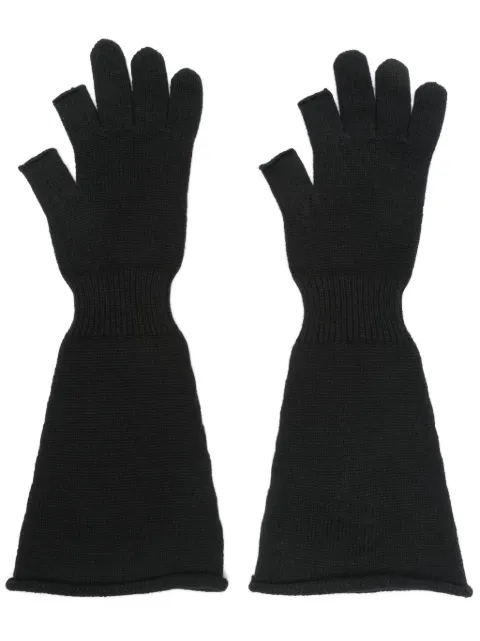 Rick Owens guantes con diseño largo