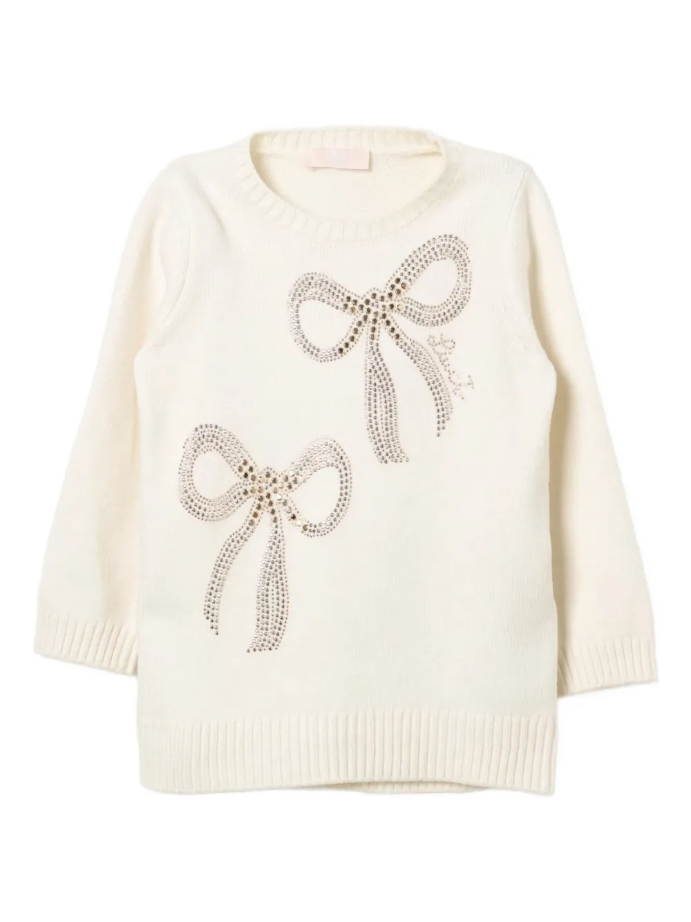 LIU JO bow-embellished knitwear | Neutrals | Image 1