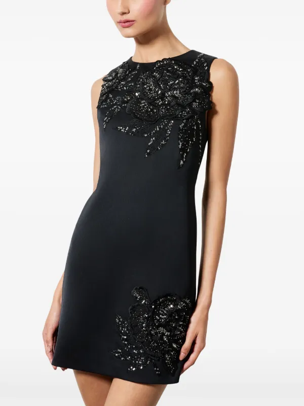 Alice+Olivia■Clyde Embellished Mini Dress■ドレス Clyde Mini Dress In Off White | Alice + Olivia
