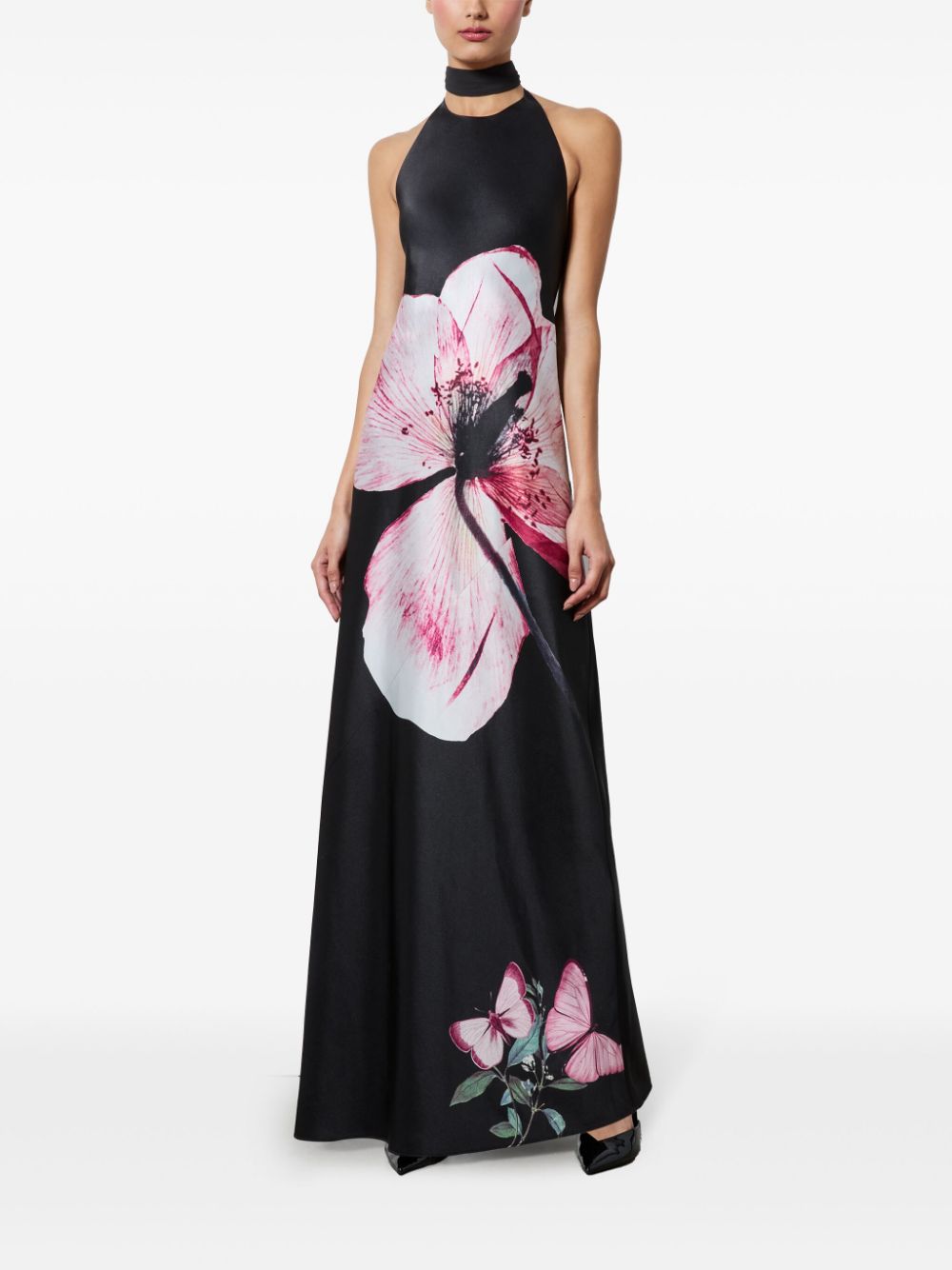 alice + olivia Montana gown - Zwart