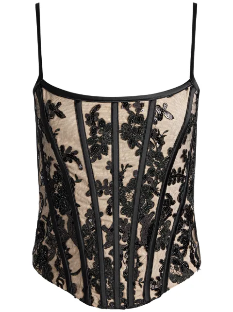 alice + olivia Cressida corset top 