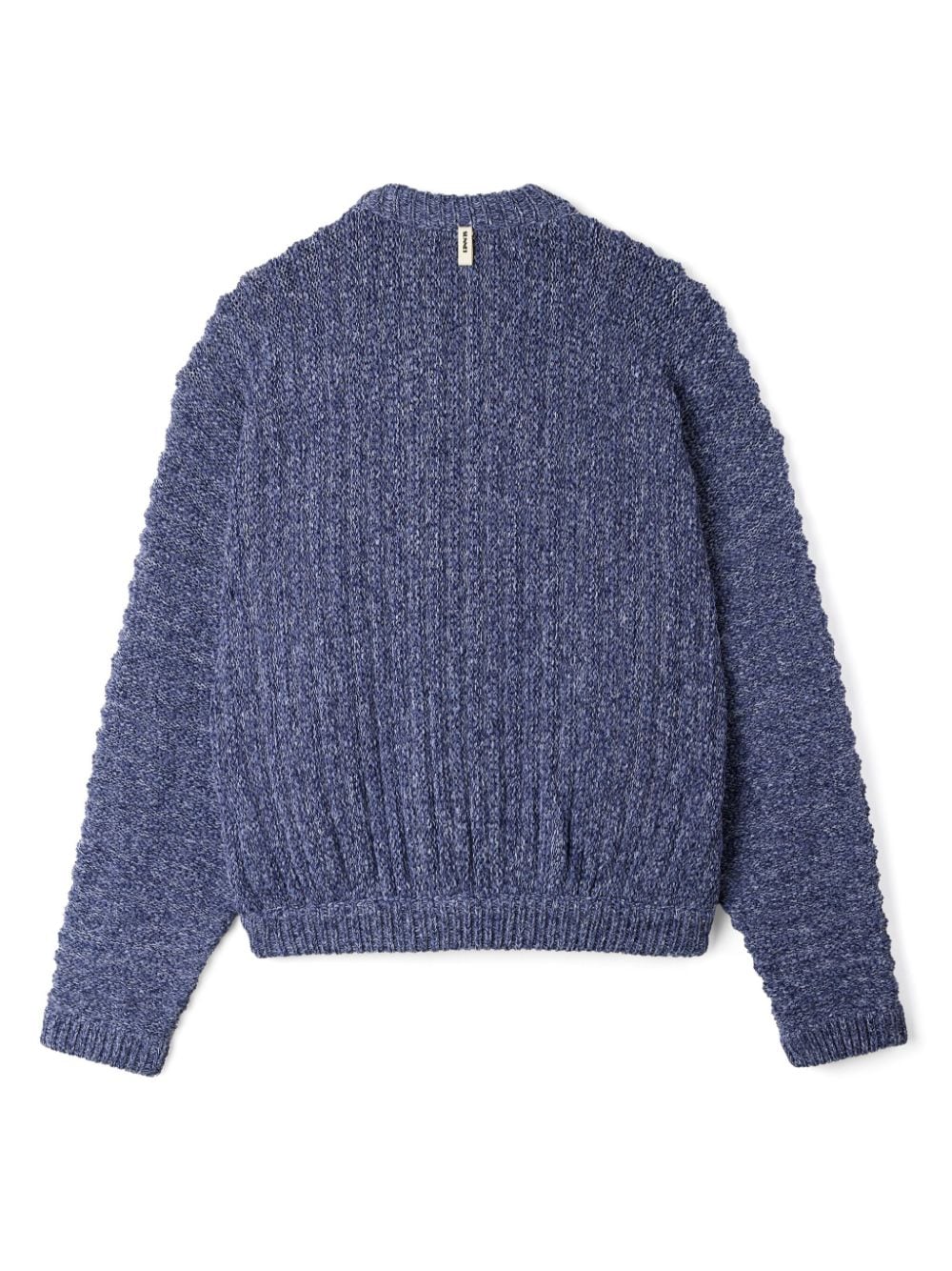 Shop Sunnei Brushed-finish Jumper In 蓝色