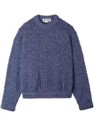 Jil Sander クルーネック セーター | グレー | FARFETCH JP