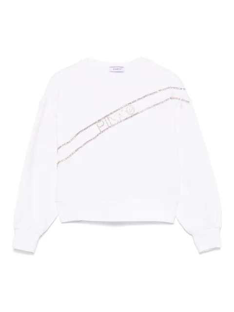 Pinko Kids crystal-embellished sweatshirt 
