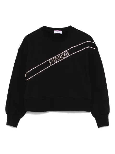 Pinko Kids crystal-embellished sweatshirt 