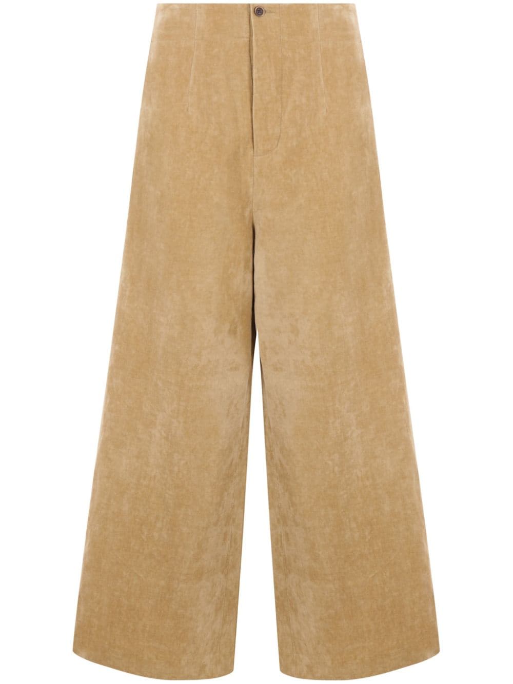 Shop Uma Wang Wide-leg Trousers In Neutrals