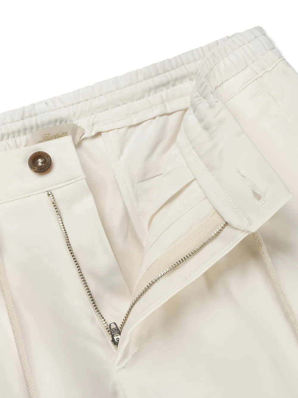 Aurélien Urban Stretch-cotton Trousers In Neutral