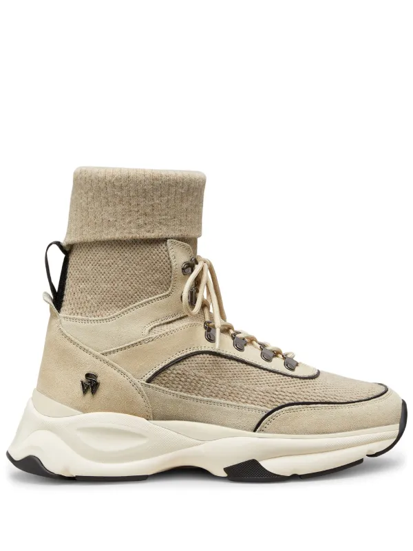 Stuart Weitzman Hiker Sneakers in Neutrals