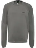 BOSS logo patch sweatshirt - Grey