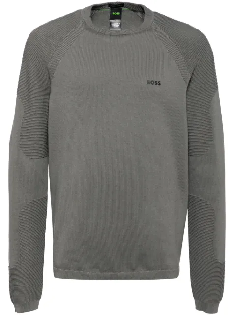 BOSS logo patch sweatshirt