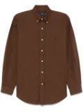 Polo Ralph Lauren garment-dyed Oxford shirt - Brown