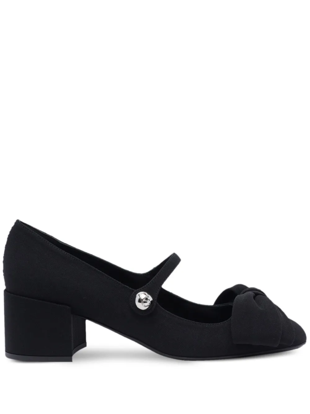 Valentino Garavani 55mm Mary Jane pumps met strikdetail Zwart