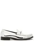 Stuart Weitzman Lottie Bow loafers - Silver
