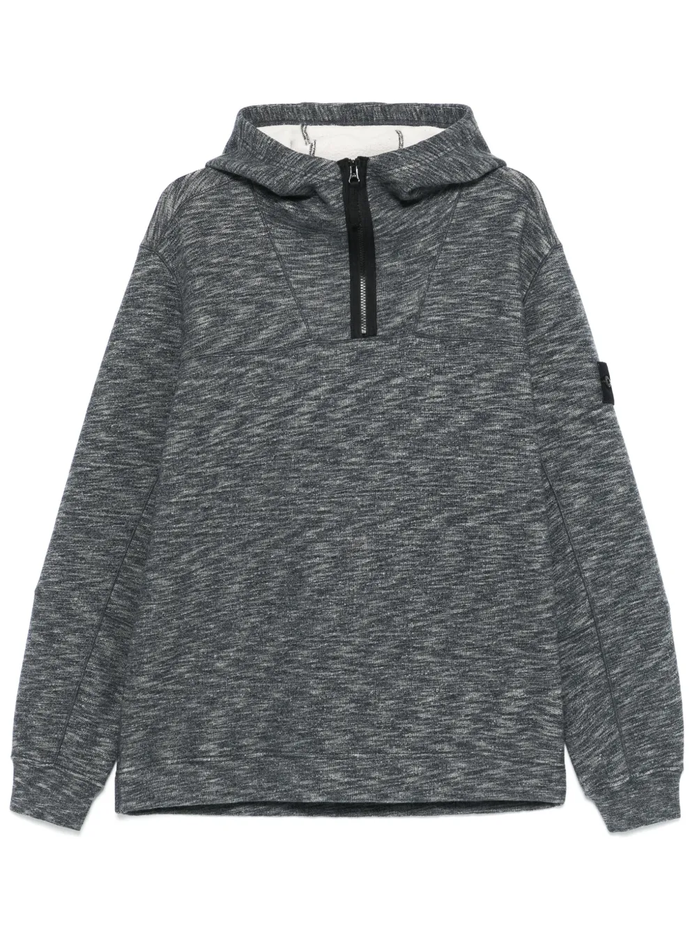 Stone Island Compass-badge hoodie | Grey | Image 1