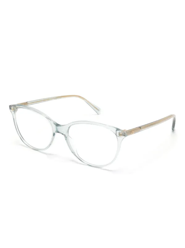 Gucci Eyewear transparent-frame Glasses Grey FARFETCH IN