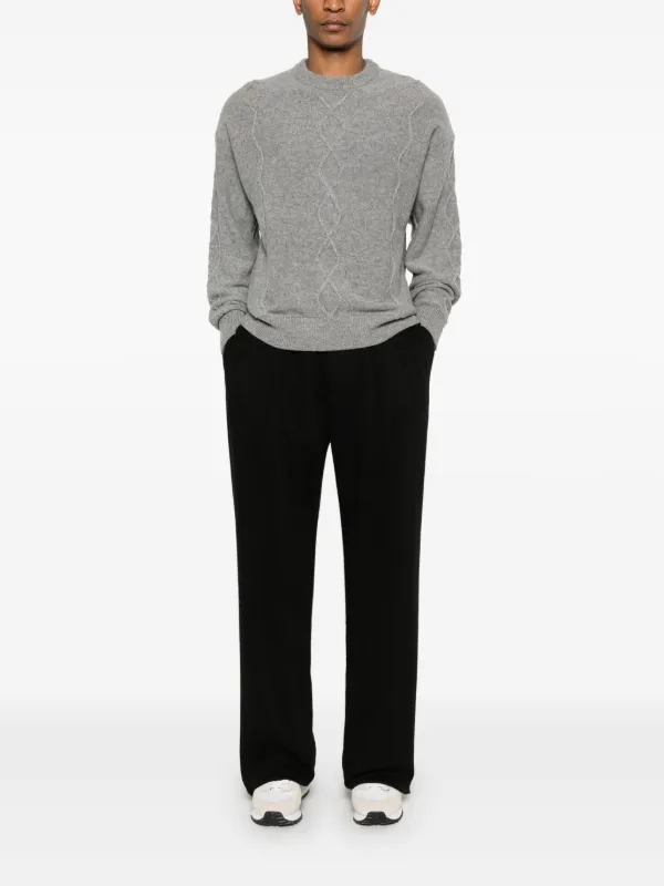 Filippa K ケーブルニット セーター | グレー | FARFETCH JP
