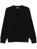 Auralee ribbed-knit wool sweater - Black