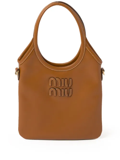 Miu Miu sac cabas Ivy - Marron - Miu Miu - Modalova