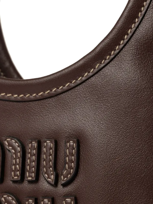 【関税込み】 IVYレザーバッグ Cognac Ivy Leather Bag | Miu Miu