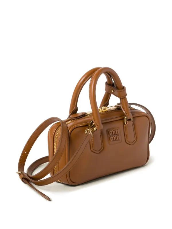 送料込/関税込■Miu Miu■Arcadie レザーバッグチャーム Black Arcadie Leather Bag | Miu Miu