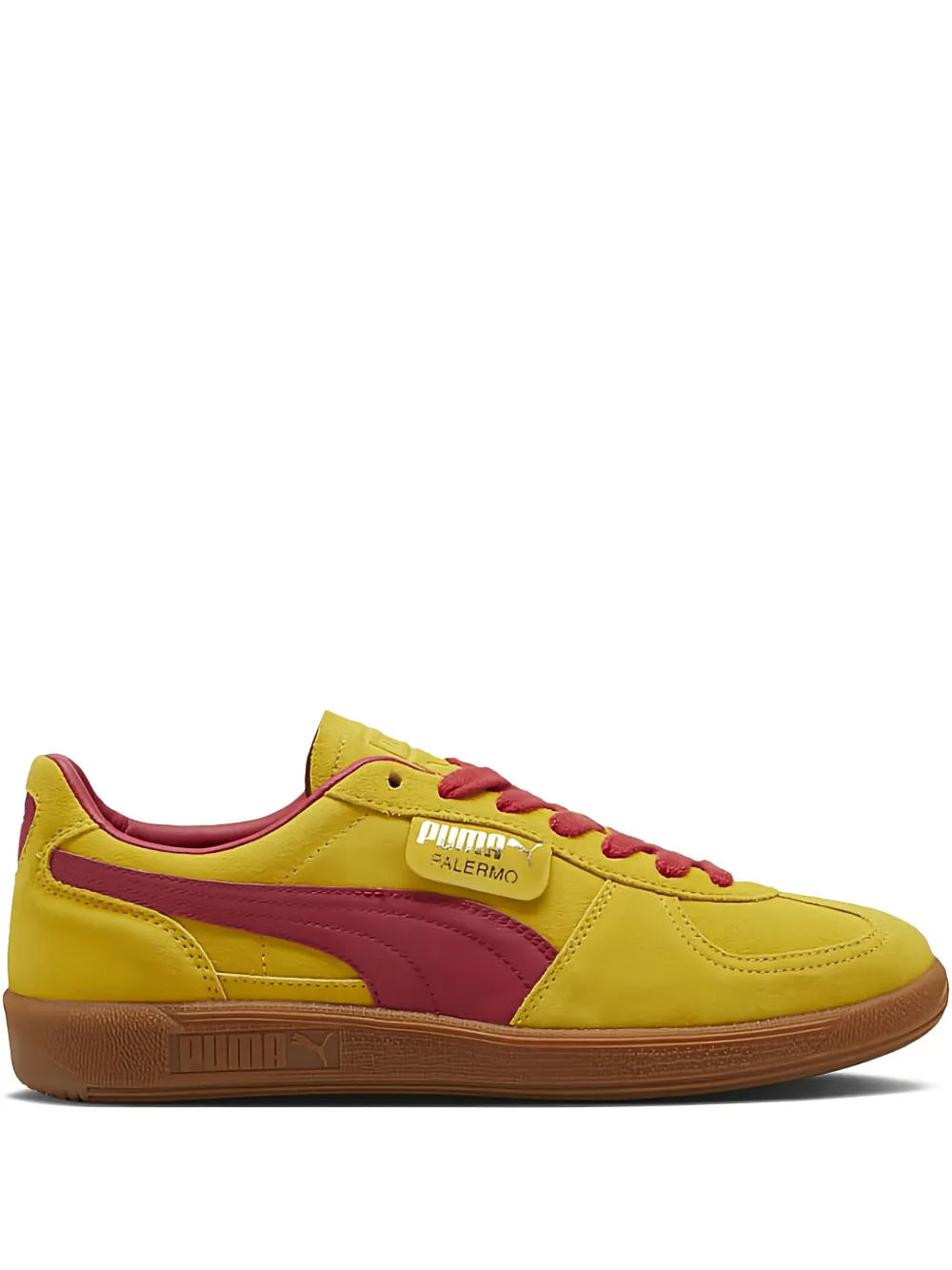 PUMA Palermo "Pelé Yellow Club Red" sneakers