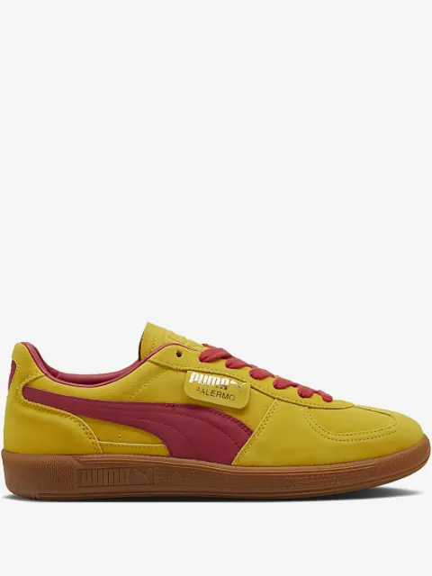 PUMA Palermo "Pelé Yellow/Club Red" sneakers