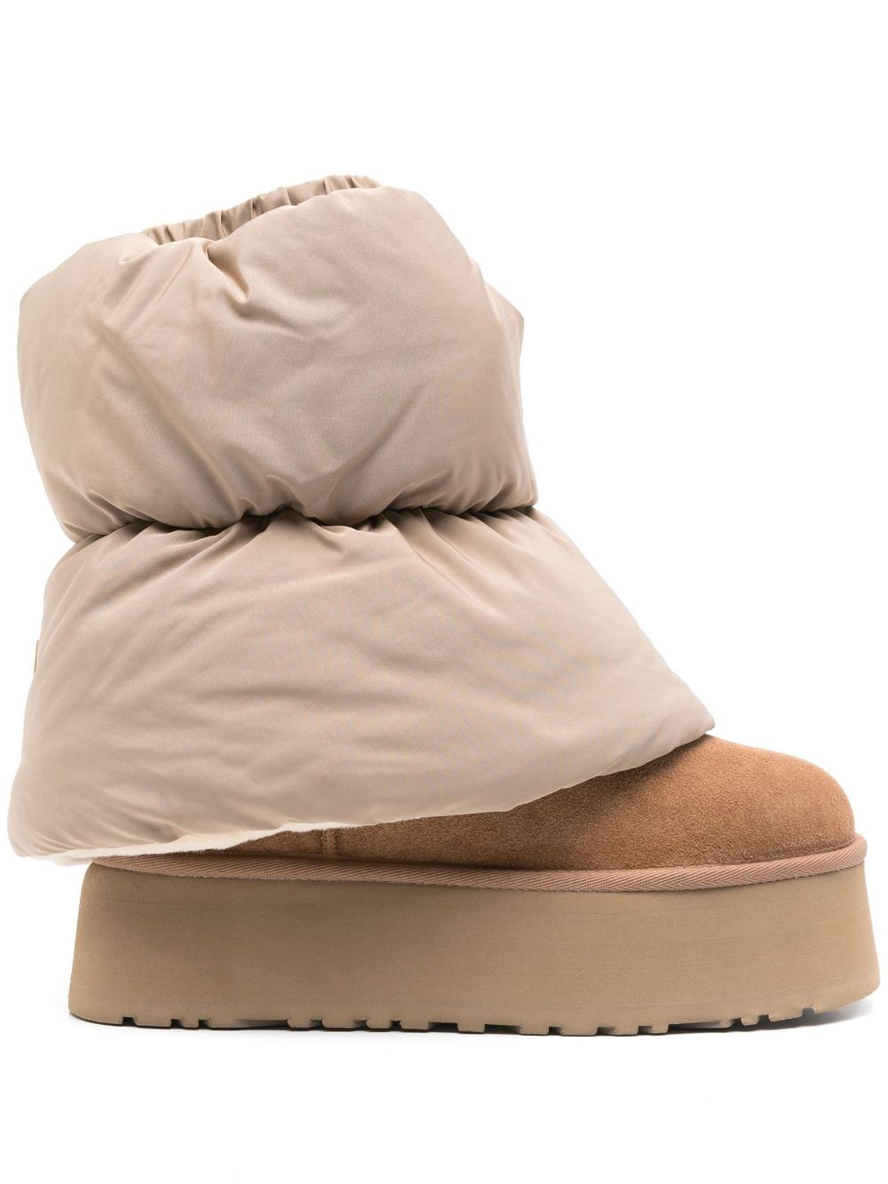 UGG mini Dipper puffer boots Brown