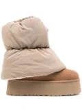 UGG mini Dipper puffer boots - Brown