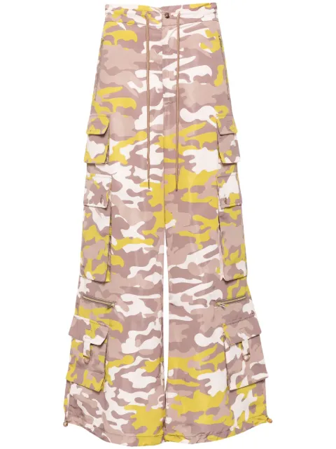 Cynthia Rowley pantalones cargo de tafetán