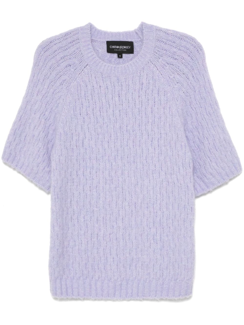 Cynthia Rowley short-sleeved jumper - Purple