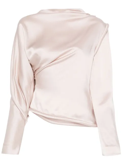 Victoria Beckham crepe satin blouse