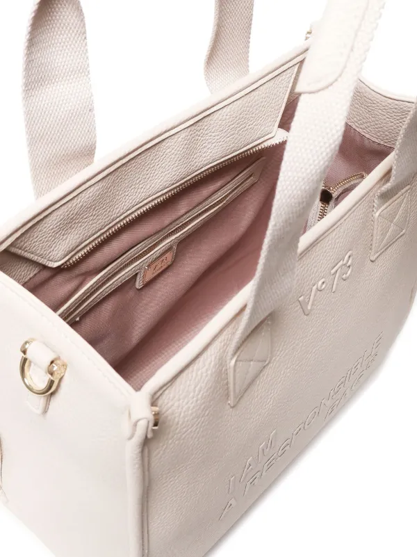 V°73 RENSPONSABILITY NOW HANDBAG V°73 Responsible Now Tote Bag | White | FARFETCH