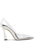 Stuart Weitzman 100mm Vinnie D'Orsay pumps - Silver