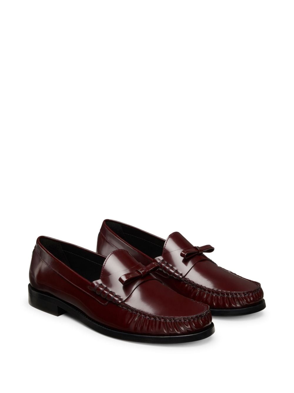 Stuart Weitzman Lottie Bow loafers Red