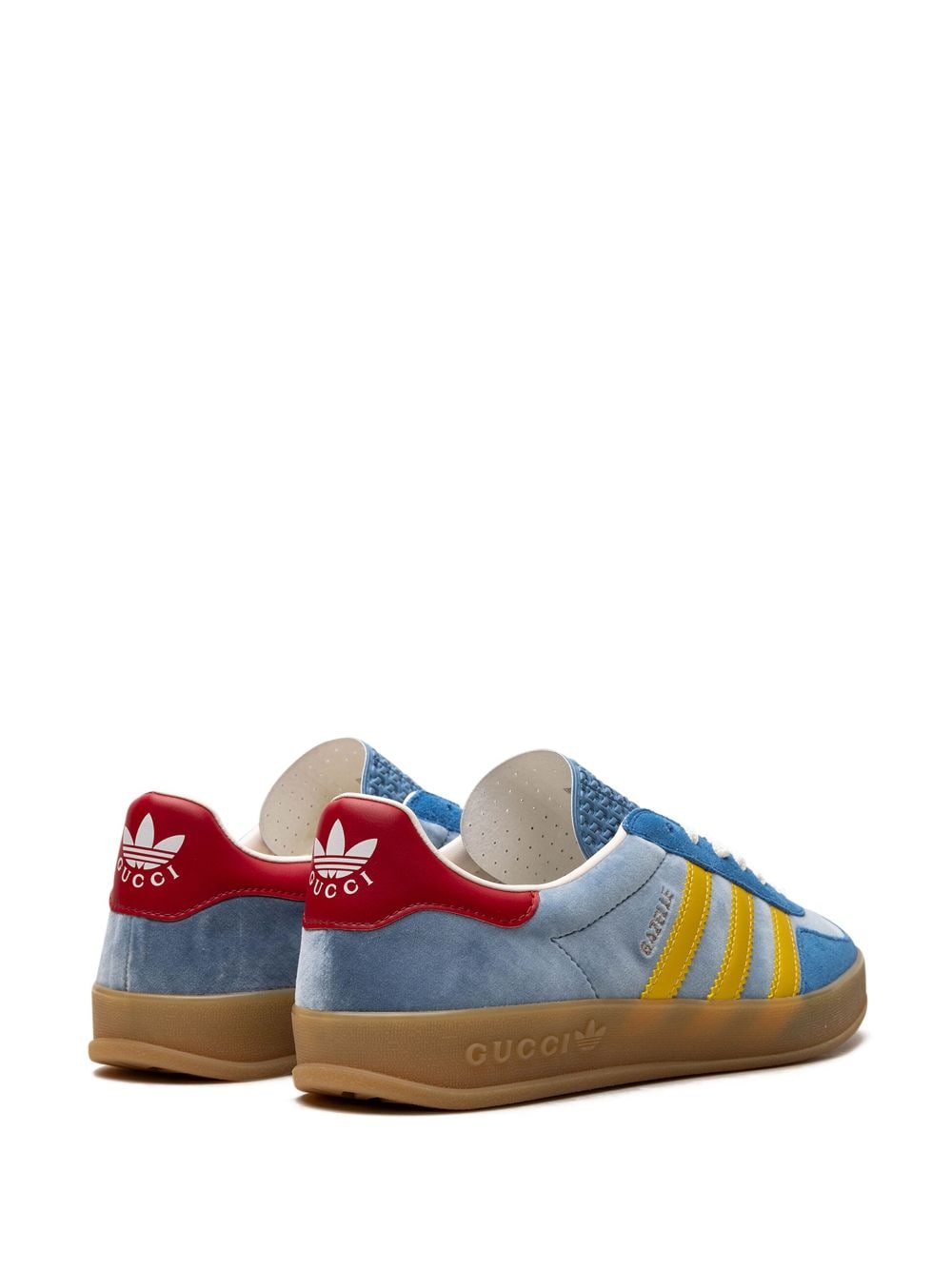 adidas x Gucci Gazelle "Light Blue suède" sneakers Blauw