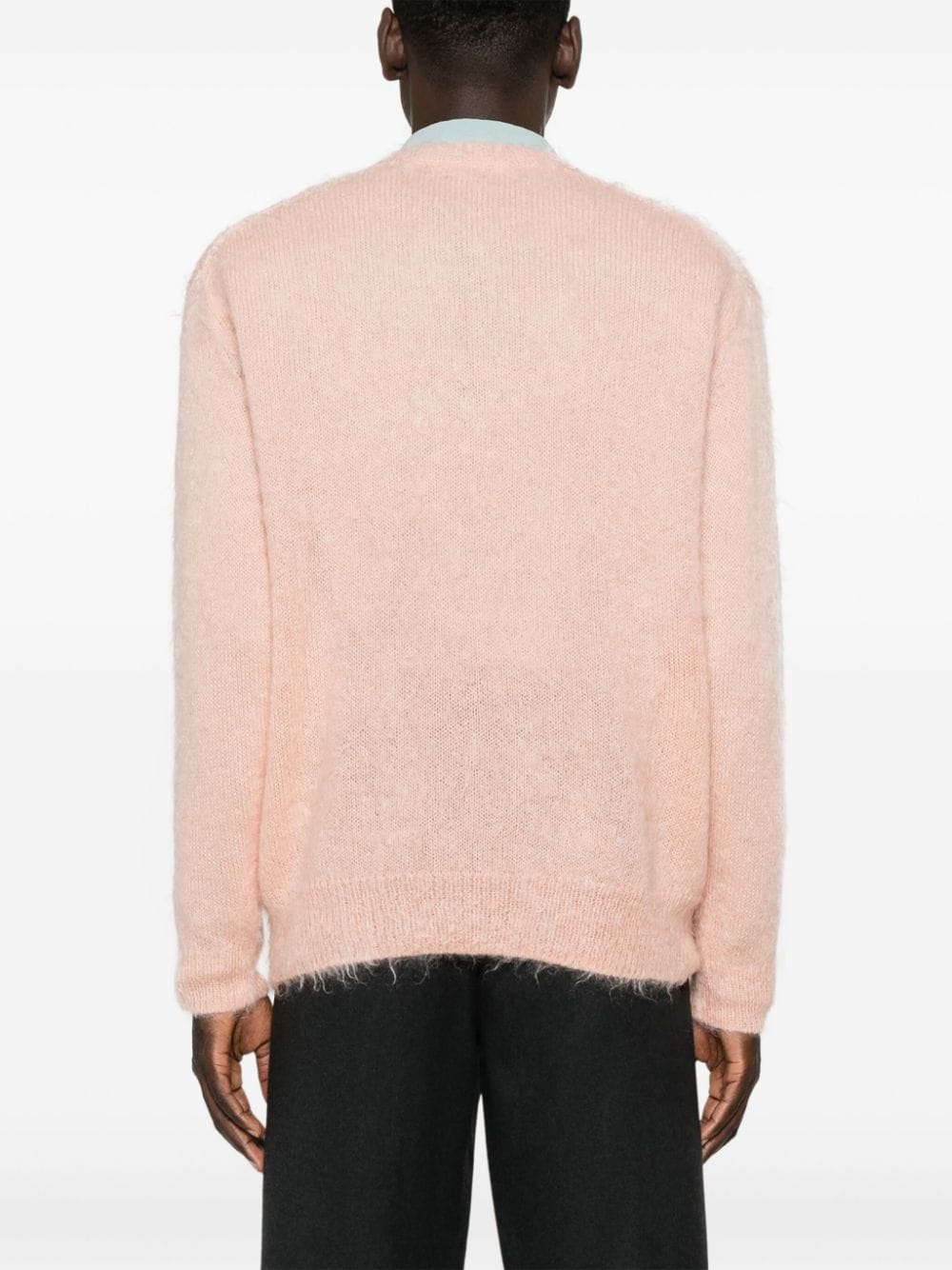 Shop Auralee Brushed Sweater In Rosa