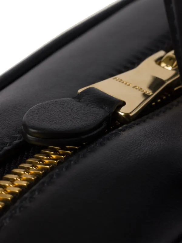 Miu Miu Beau Leather top-handle Bag | Black | FARFETCH