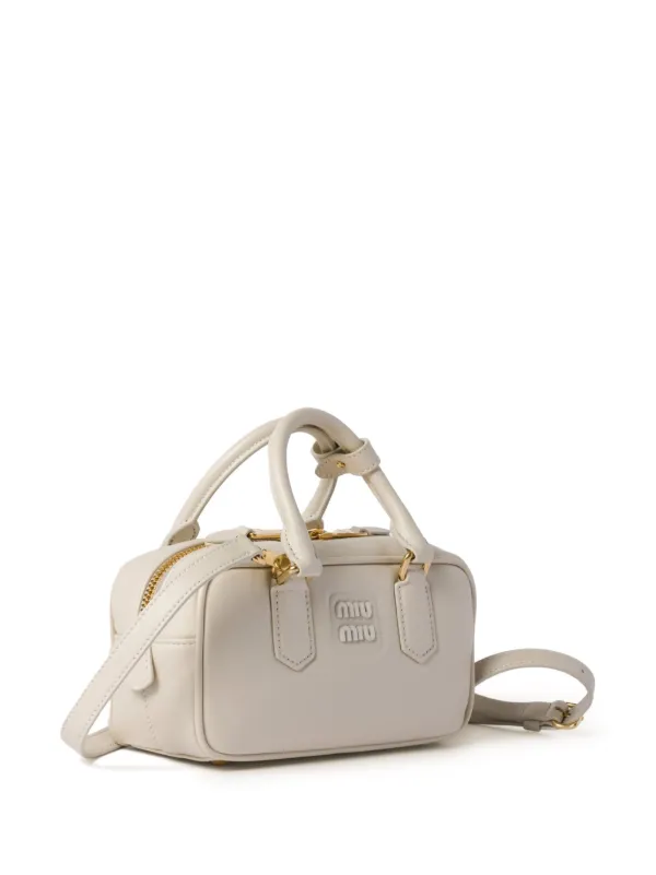 Miu Miu Arcadie ハンドバッグ | ホワイト | FARFETCH JP