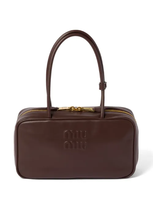 Sac cabas Beau en cuir - Miu Miu - Modalova